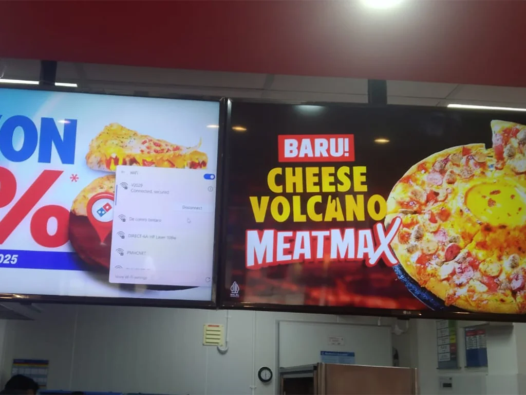 Instalasi Panel Monitor Promosi